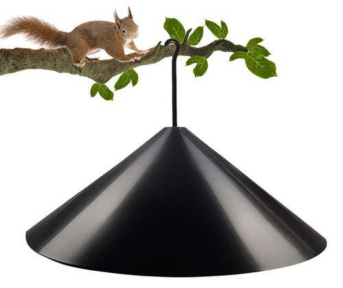 Squirrel baffle for bird - baffle,