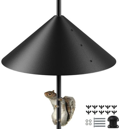 Metal squirrel baffle bird - metal,