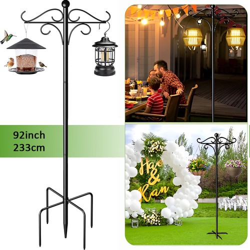 Bird feeder pole stand - feeder, 233cm