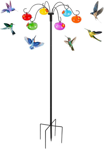 Glass hummingbird feeders with - feeders,
