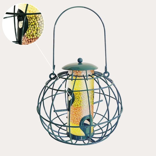 Metal hummingbird feeder with - metal,