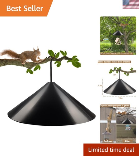 Squirrel baffle for bird - squirrel,