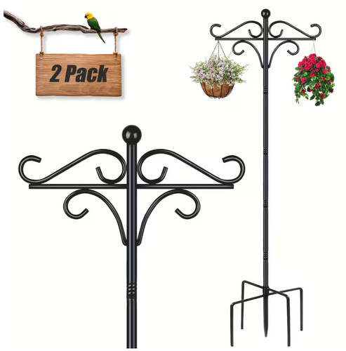 Bird feeder pole - feeder, stand,