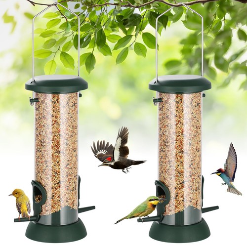 Small tube bird feeder - tube, pack
