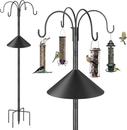 Bird feeder pole stand - bird,