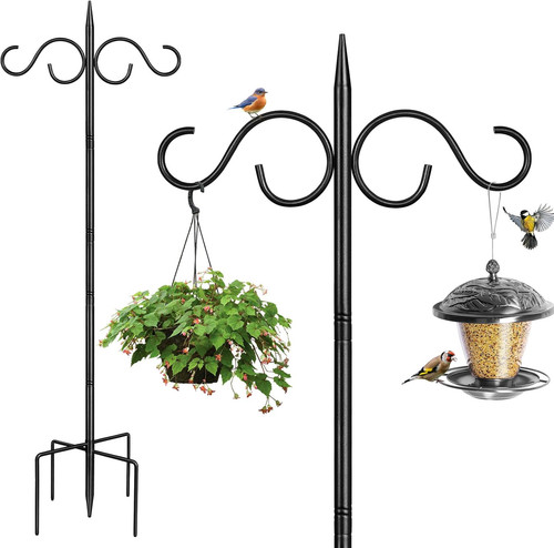 Bird feeder poles and hangers - feeder,