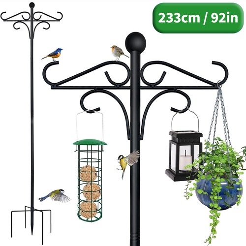 Bird feeder pole stand 233cm - feeder,